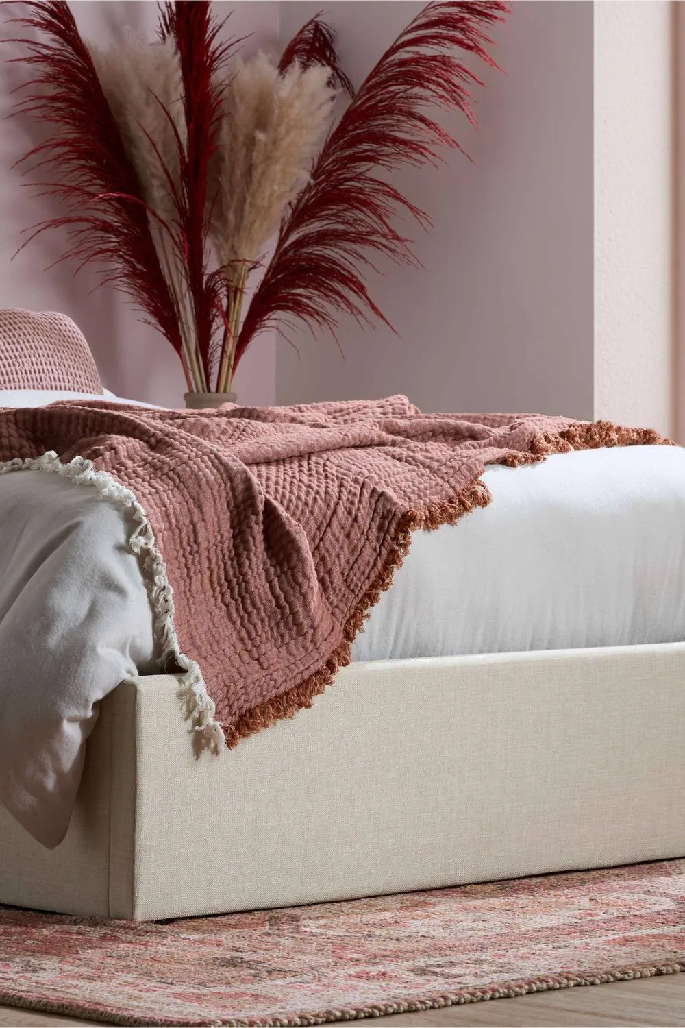 Birlea Monaco King Ottoman Bed Beige 6