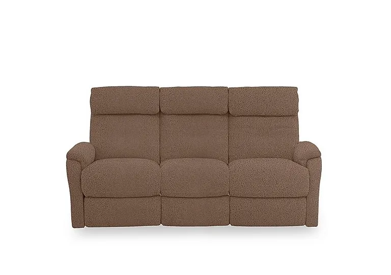 Compact Collection Titch Fabric 3 Seater Sofa - Hazelnut