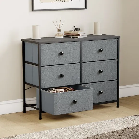 Maye 6 Drawer Fabric Chest 2