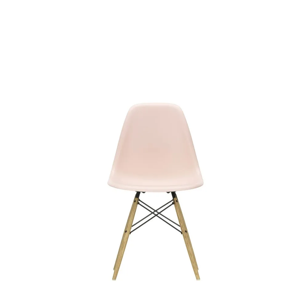 Vitra Eames DSW Side Chair New Height Pale Rose Ash Honey Base 3