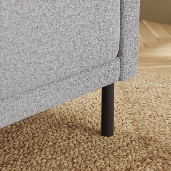 Amali Corner Dining Bench, Textured Weave 4