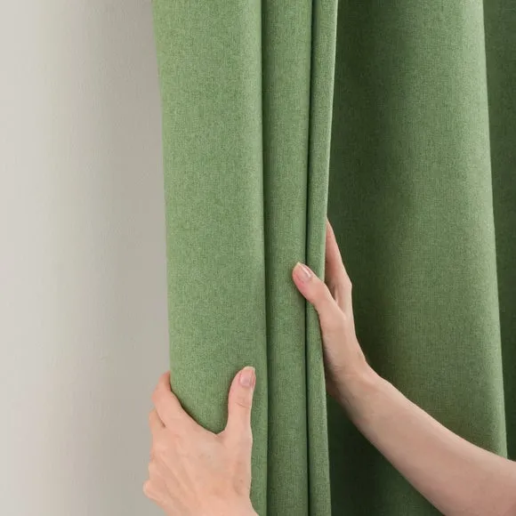 Luna Brushed Eyelet Curtains (Blackout Available) 5