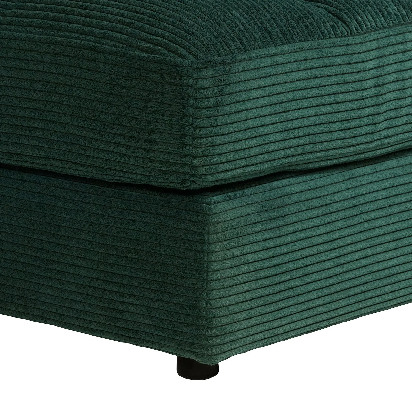 Twain Large Long Armchair Armrest Right Modular Sofa, Green Fabric | Barker & Stonehouse 5