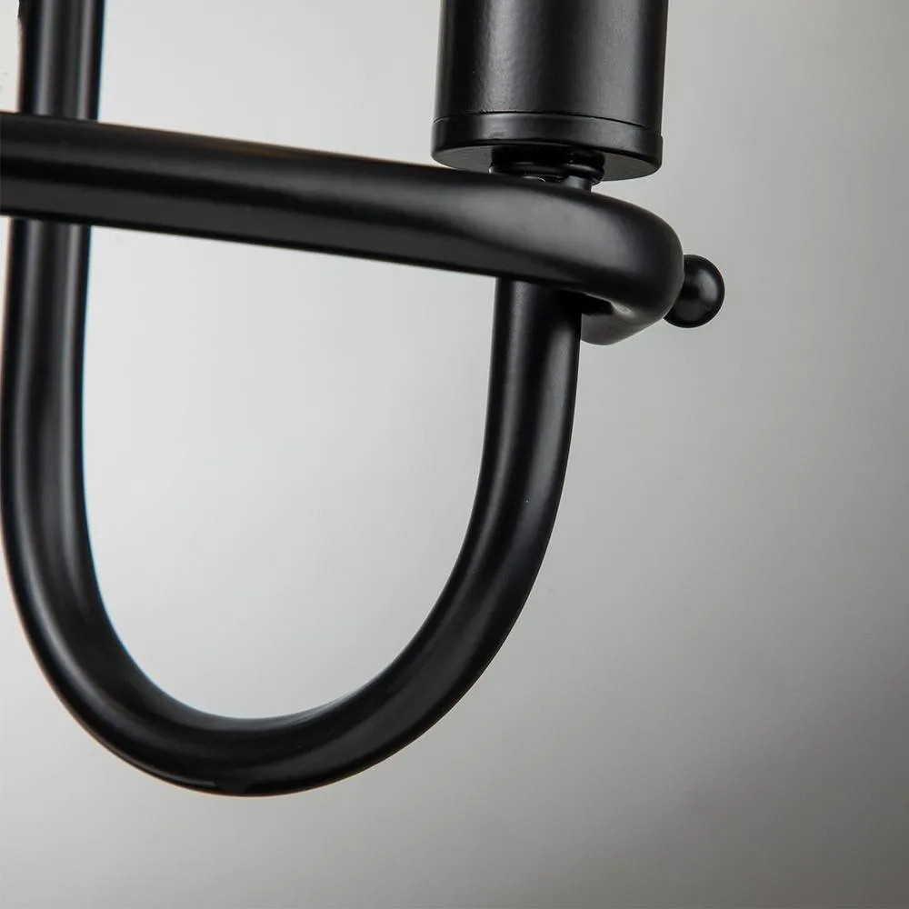 Netlighting Capitol Hill 2 Light Candle Wall Lamp Black 4
