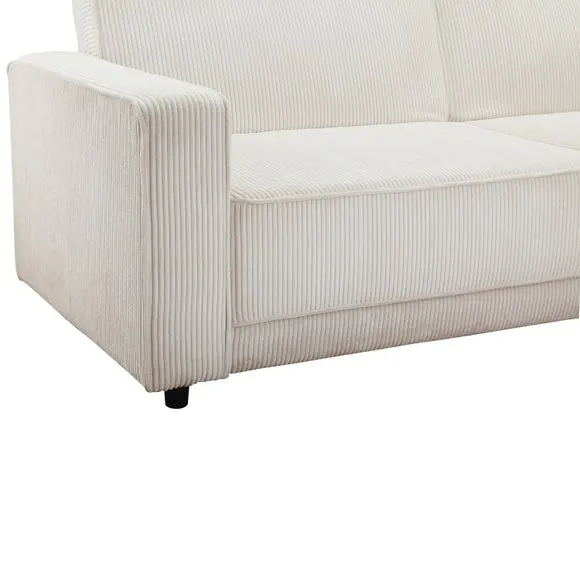 Allie Corduroy 3 Seater Sofa Bed 6