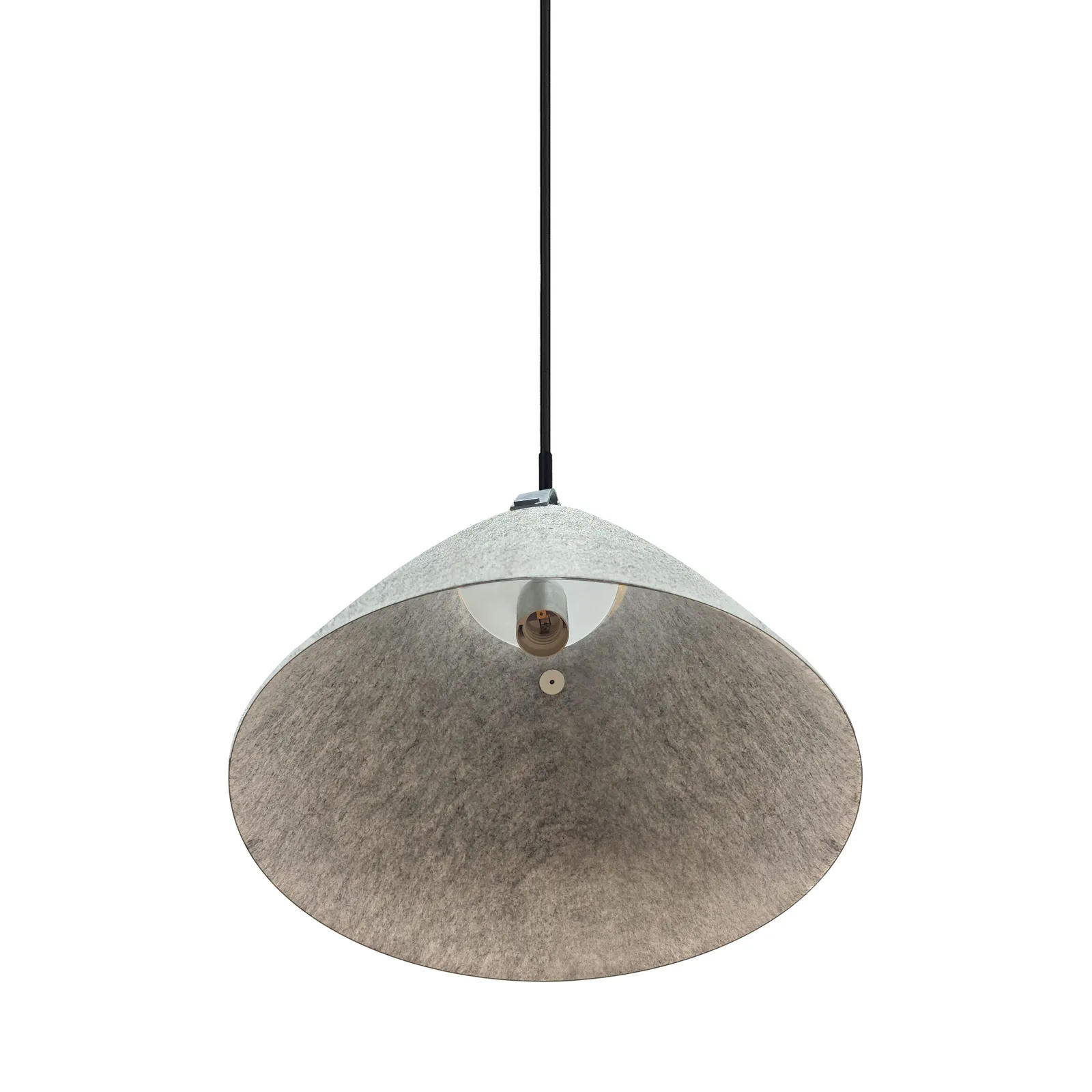 Nordlux Strap Pendant Light Grey Felt Dining Room E27 Mains 36cm 5