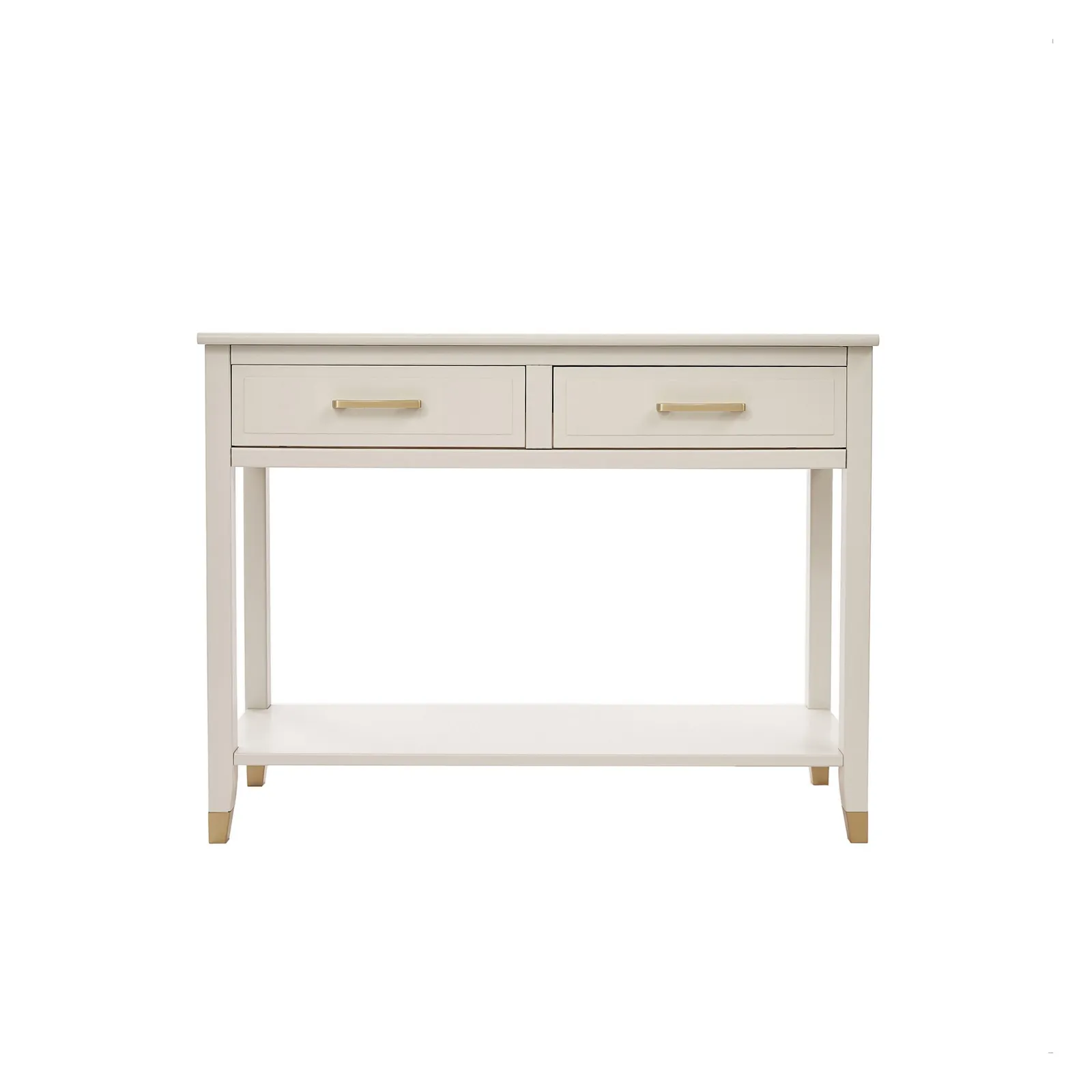 Cabinet Bits Palazzi 2 Drawer Console Table in Off-White 3
