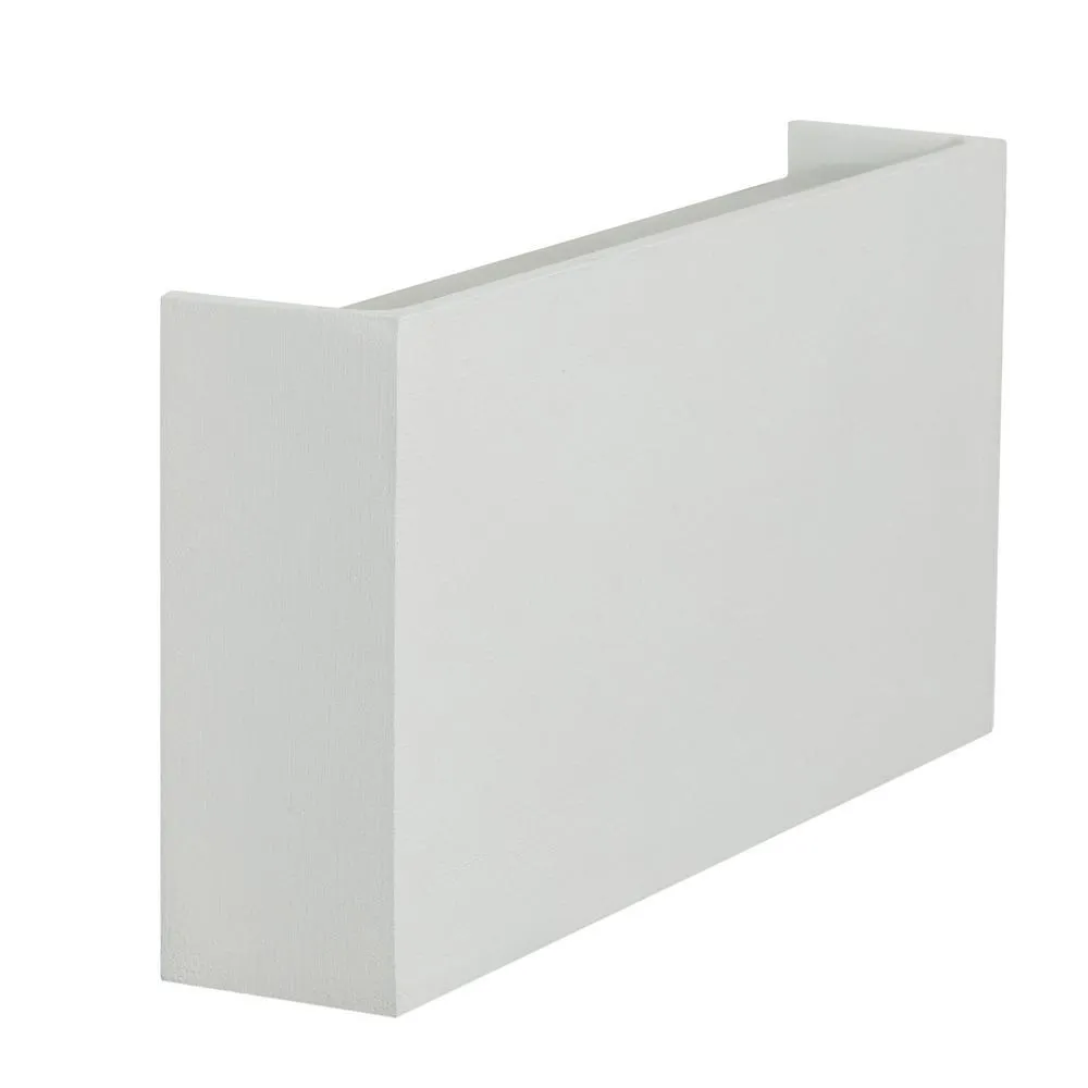 Heal's Outdoor or Bathroom LED Wall Light Rectangle White 2
