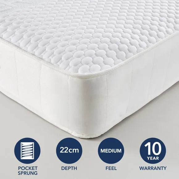 Fogarty Cool Touch 1000 Pocket Sprung Hybrid Mattress