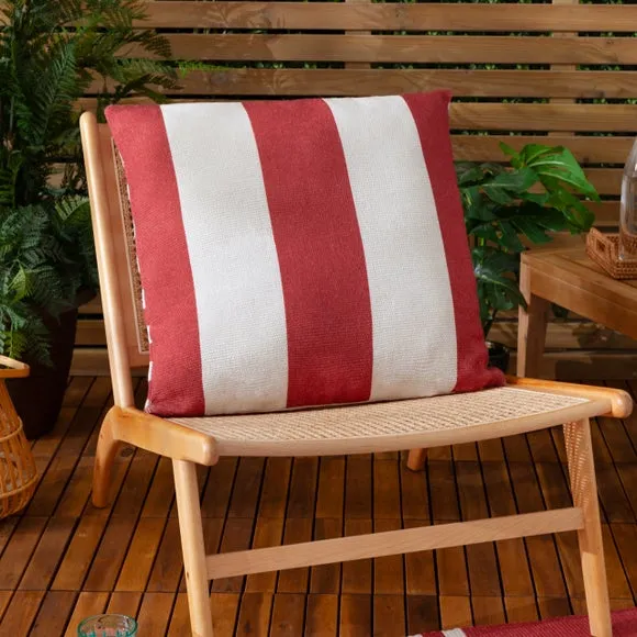furn Deck Stripe Outdoor Square Cushion 1