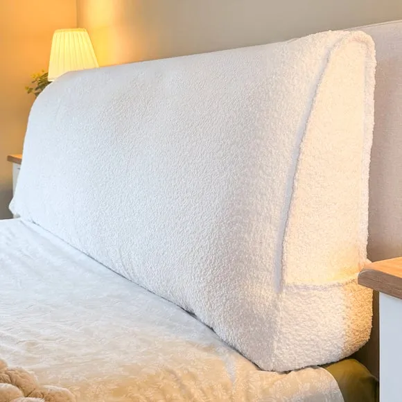 Snug Boucle Headboard Bolster Cushion 1