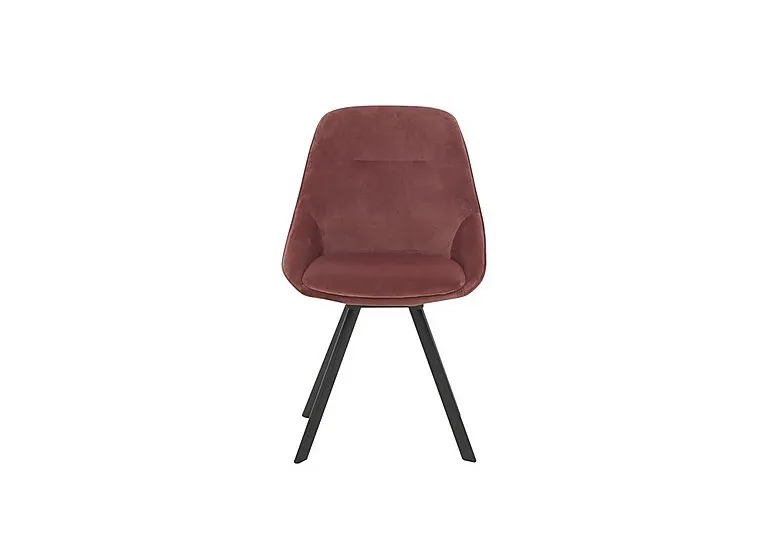 Arctic Swivel Fabric Dining Chair - Pink