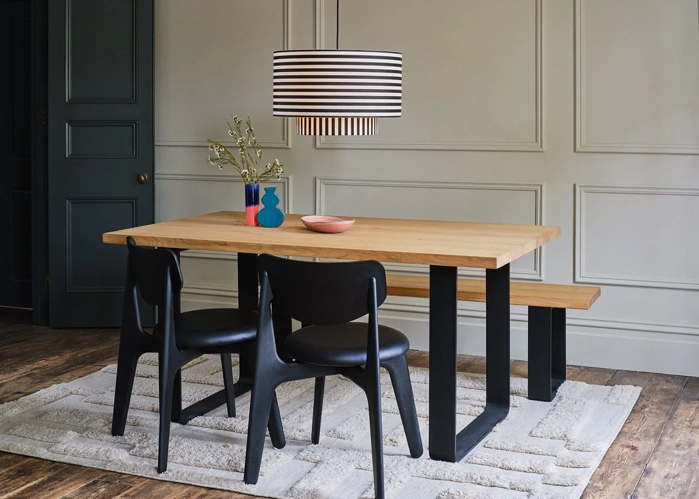 Heal's Prague Table 280x90cm Walnut Straight Edge Not Filled 2