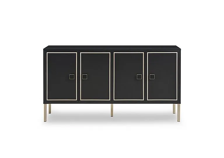 Cole 4 Door Sideboard - Black