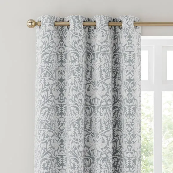 Alora Chenille Thermal Eyelet Curtains 1
