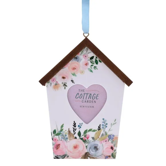 The Cottage Garden Birdhouse Hanging Photo Frame
