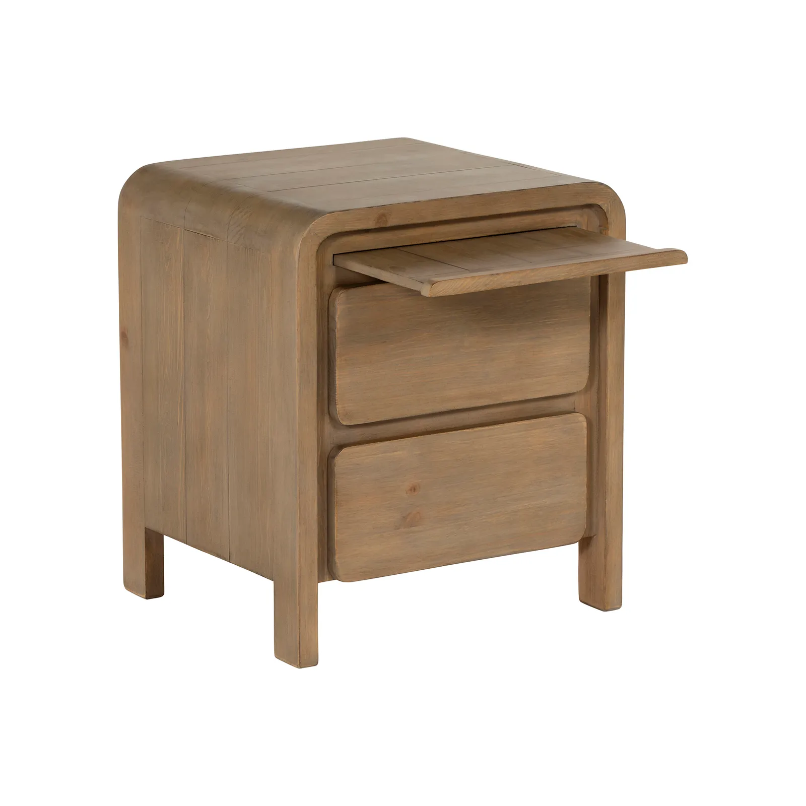 Tosca 2 Drawer Bedside Cabinet, Wood | Barker & Stonehouse 4