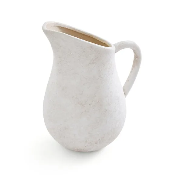Concrete Effect Stoneware Jug Vase 3