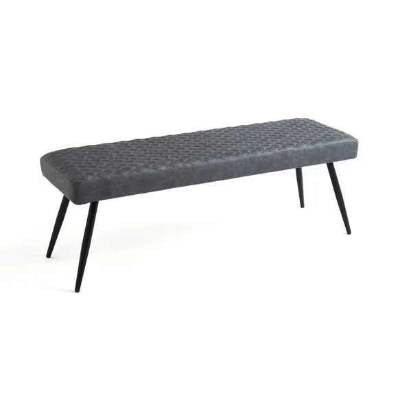 Montreal 2 Seater Dining Bench, Faux Leather, 135cm 5