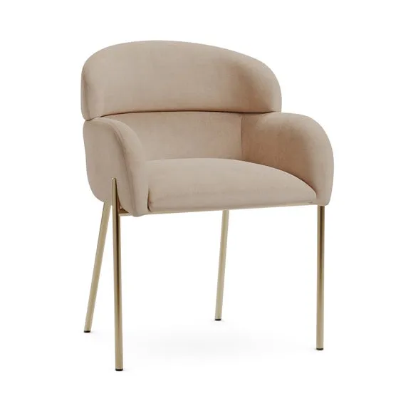 Talullua Dining Chair, Velvet 6