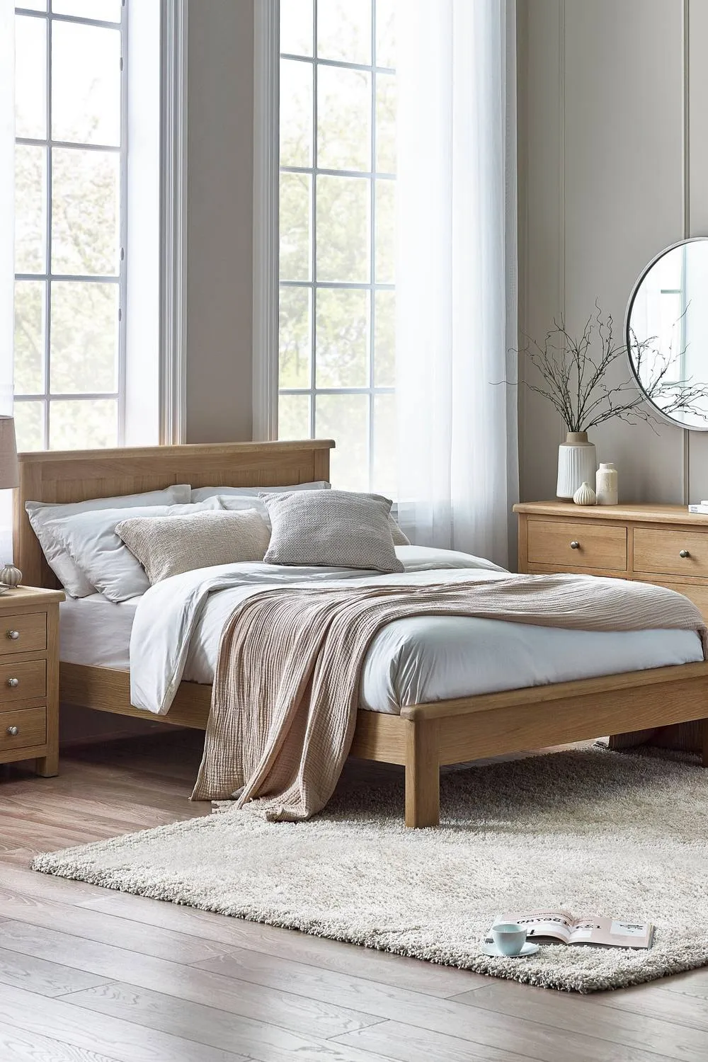 Julian Bowen Memphis Bed in Natural 1