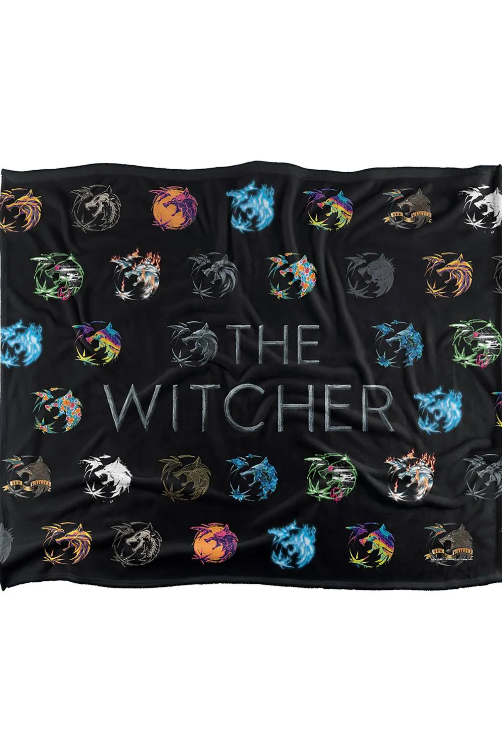 The Witcher Crest Collage Silky Touch Soft Throw Blanket 152 X 127 Cm
