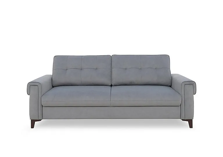 Zoom Fabric 3 Seater Sofa Bed - Velvet Grey
