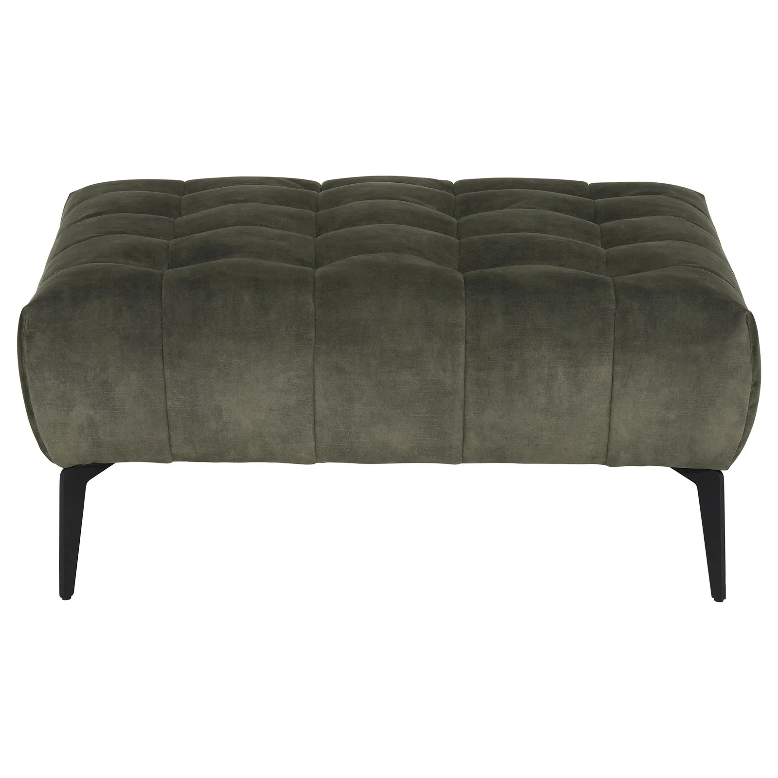 Azalea Footstool 39X92X92Cm, Green Fabric | Barker & Stonehouse 3