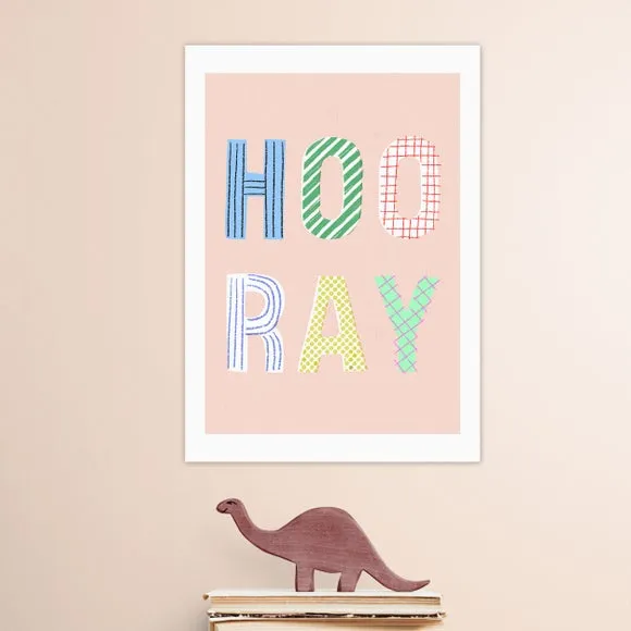 East End Prints Hooray Print 1