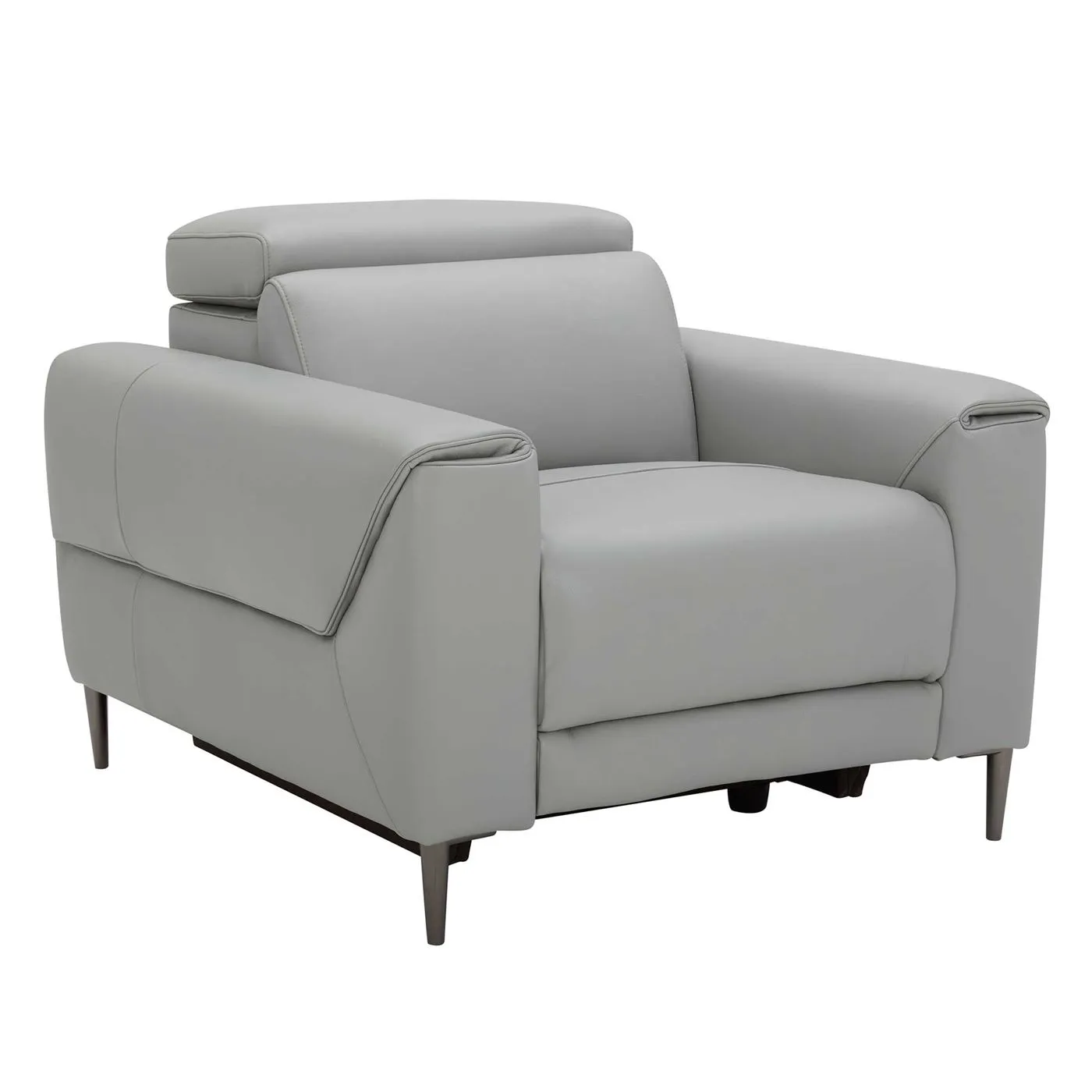 Bayswater Electric Recliner Chair With Electric Headrest, Orlando Quiet Grey O7304