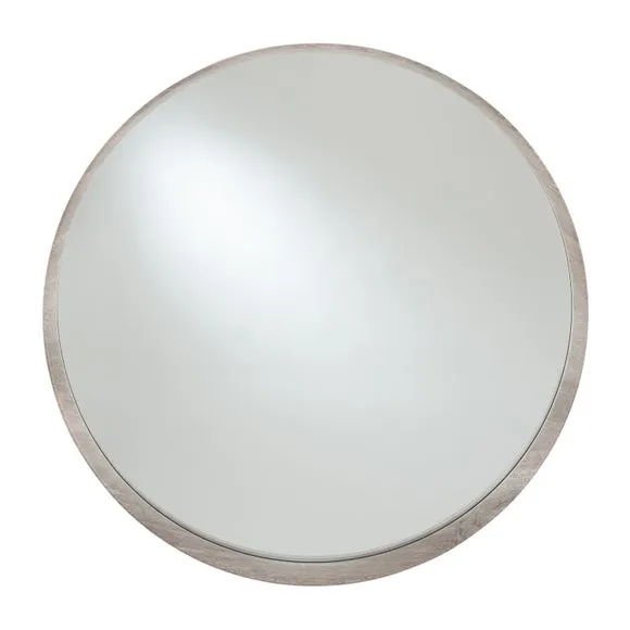 Tray Edge Round Wall Mirror 2