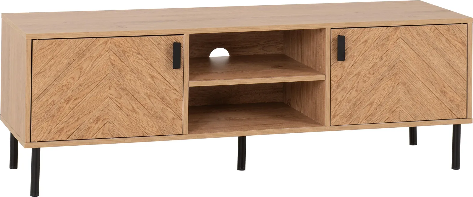 Seconique Leon 2 Door TV Unit in Natural 2
