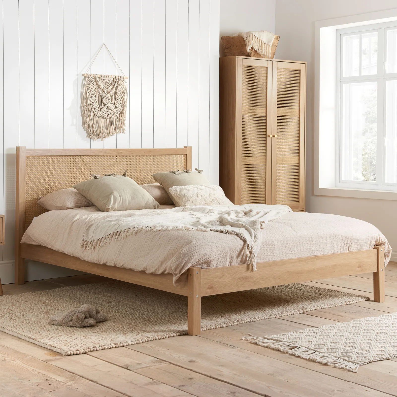 Birlea Rattan Bed Frame Croxley in Natural