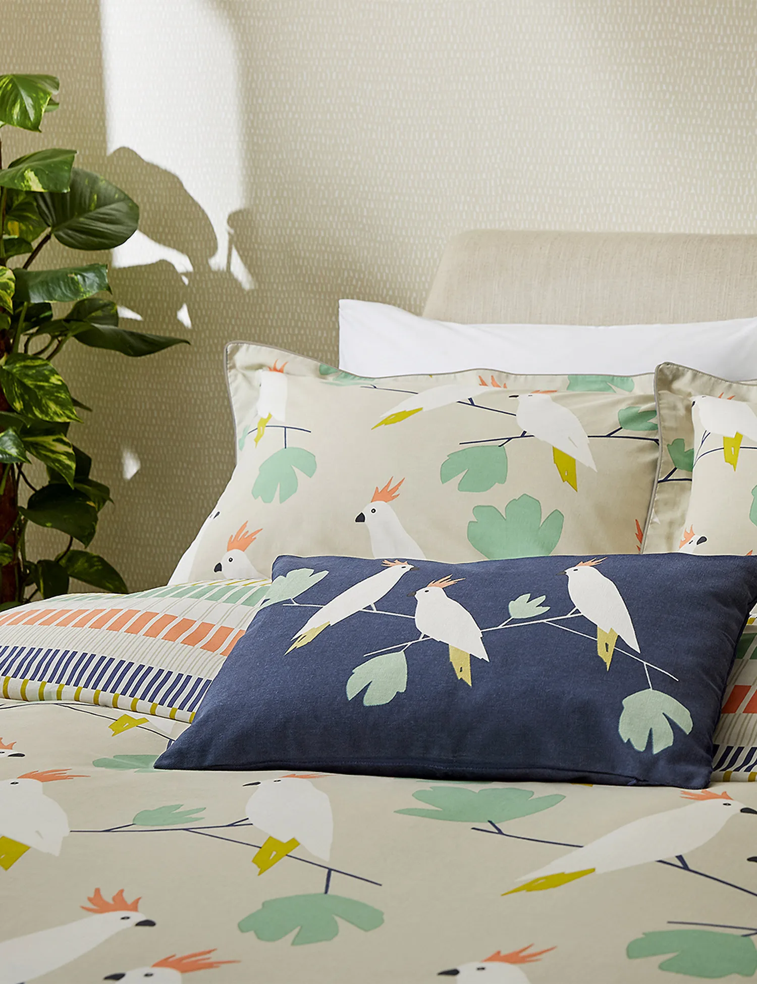 M&S Scion Pure Cotton Lovebirds Bedding Set