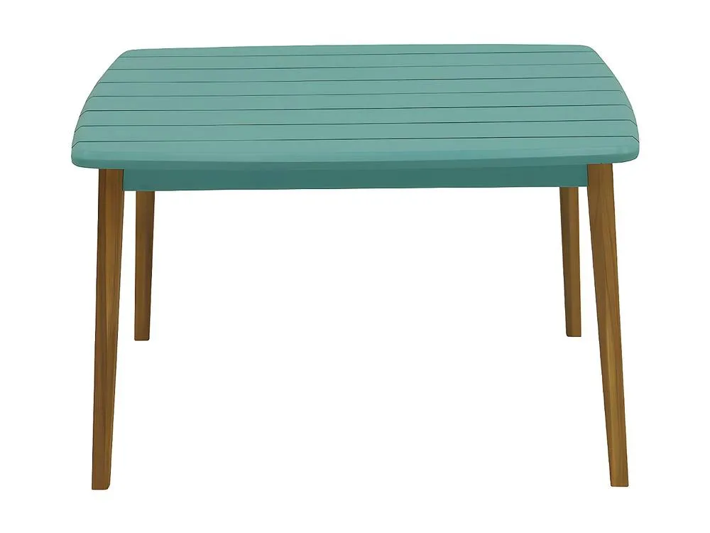 Vente-unique Children's Garden Table In Blue Acacia - GOZO in Turquoise 5