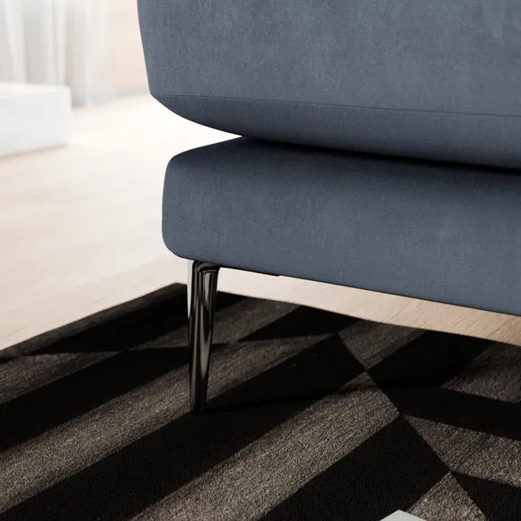 Lawson Matte Plush Velvet 3 Seater Sofa 4