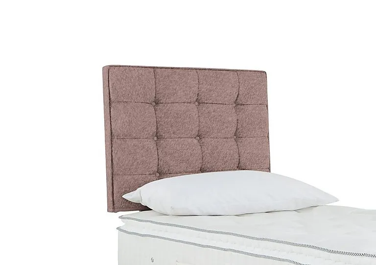 Bowmore Floor Standing Headboard - Single - Tweed Lilac
