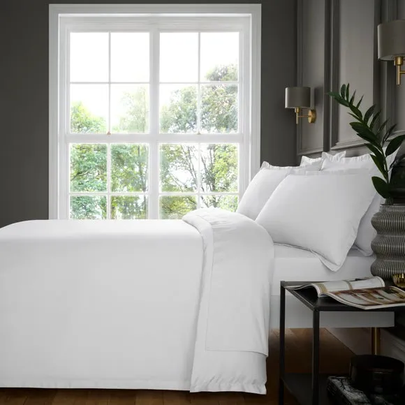 Hotel Cotton Sateen 400 Thread Count Duvet Cover & Pillowcase Set 4