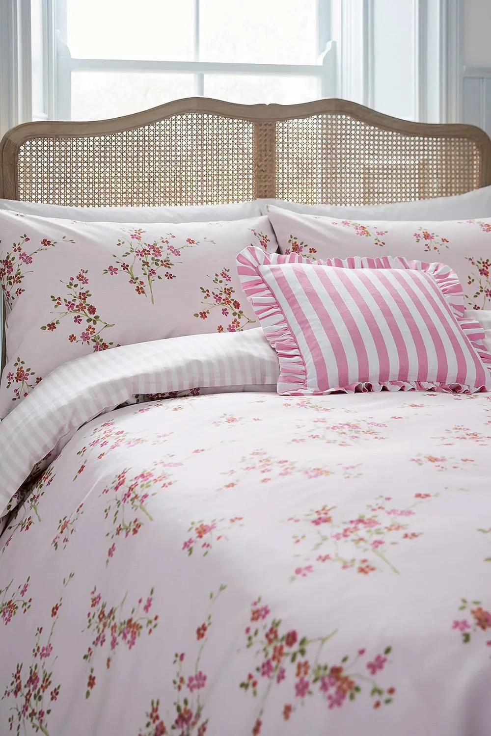 Helena Springfield 'Blossom Print' Cotton Duvet Cover Set in Pink 2