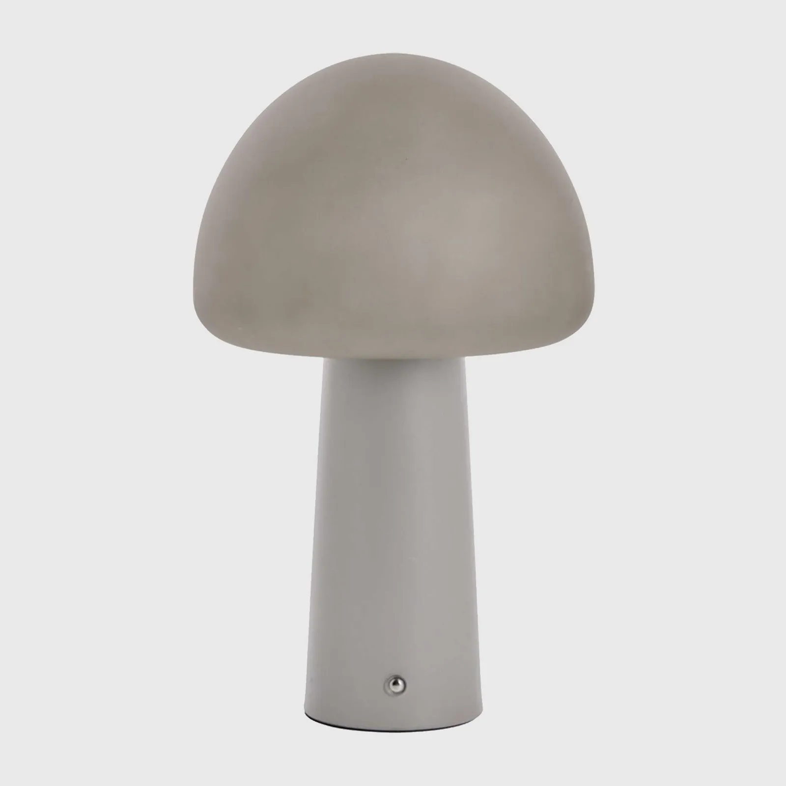 Natural Mushroom LED Lamp, Neutral Metal | Barker & Stonehouse