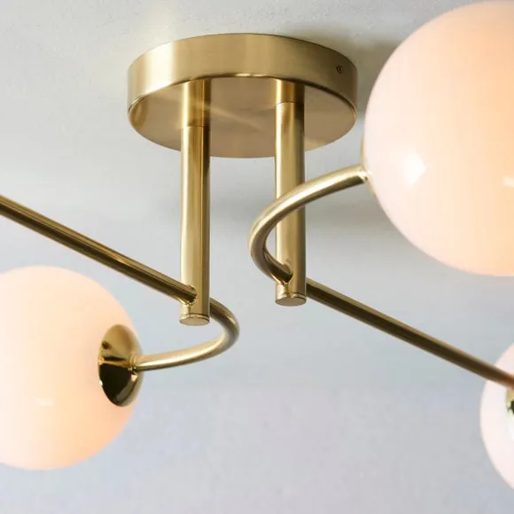 Vogue Hartwell 4 Light Semi Flush Ceiling Light 4