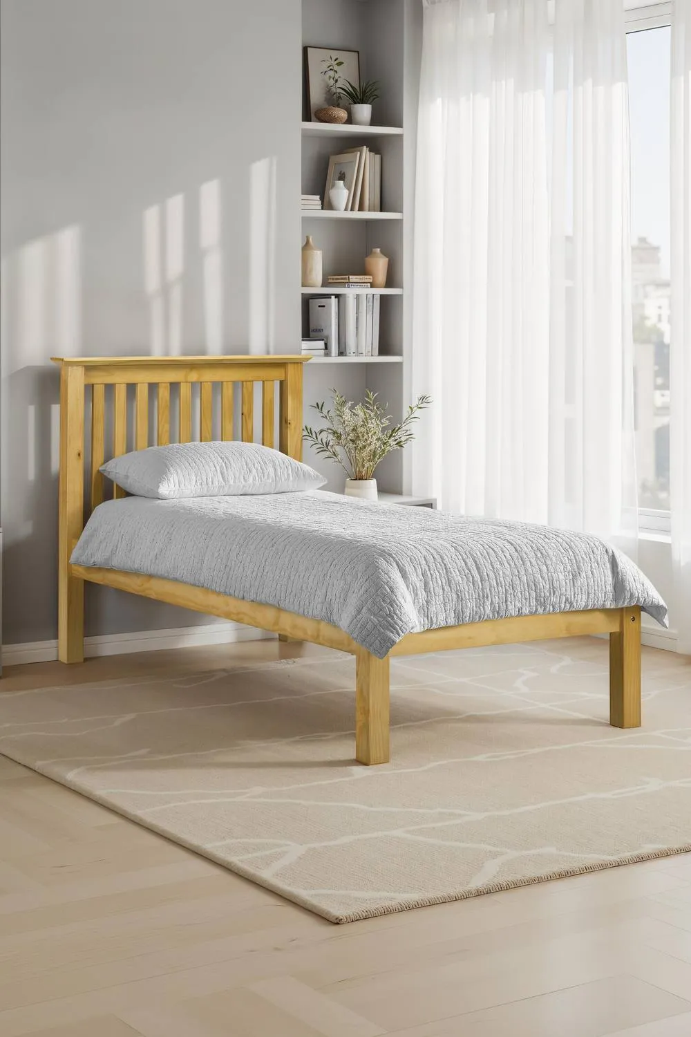 Julian Bowen Barcelona Low Footend Bed in Natural