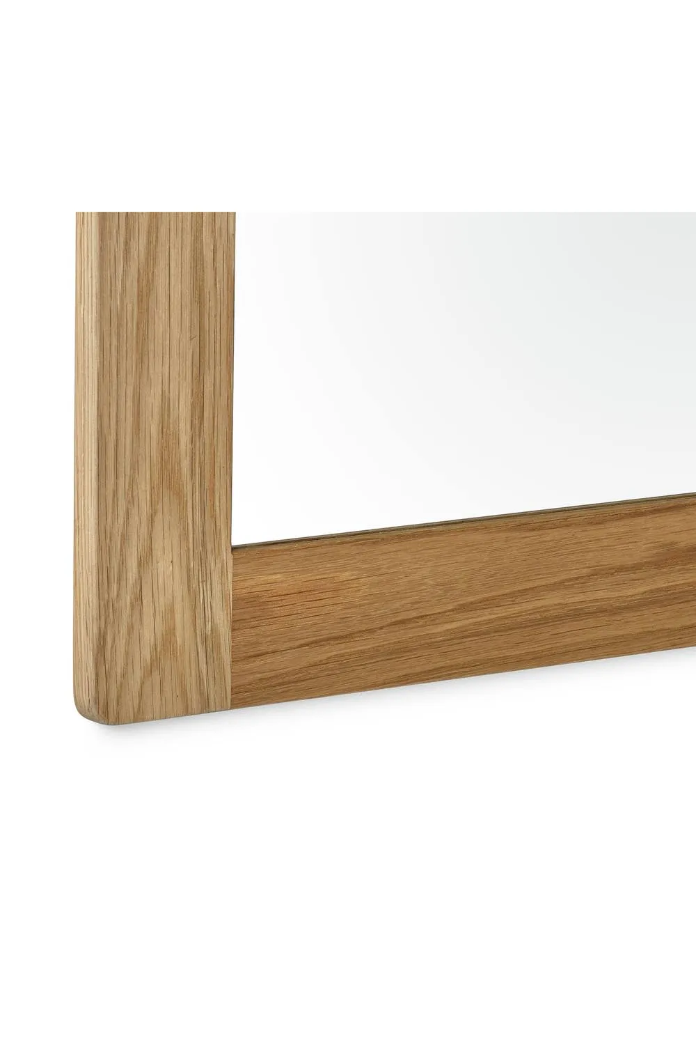 Julian Bowen Mallory Rectangular Wall Mirror in Light Oak 5