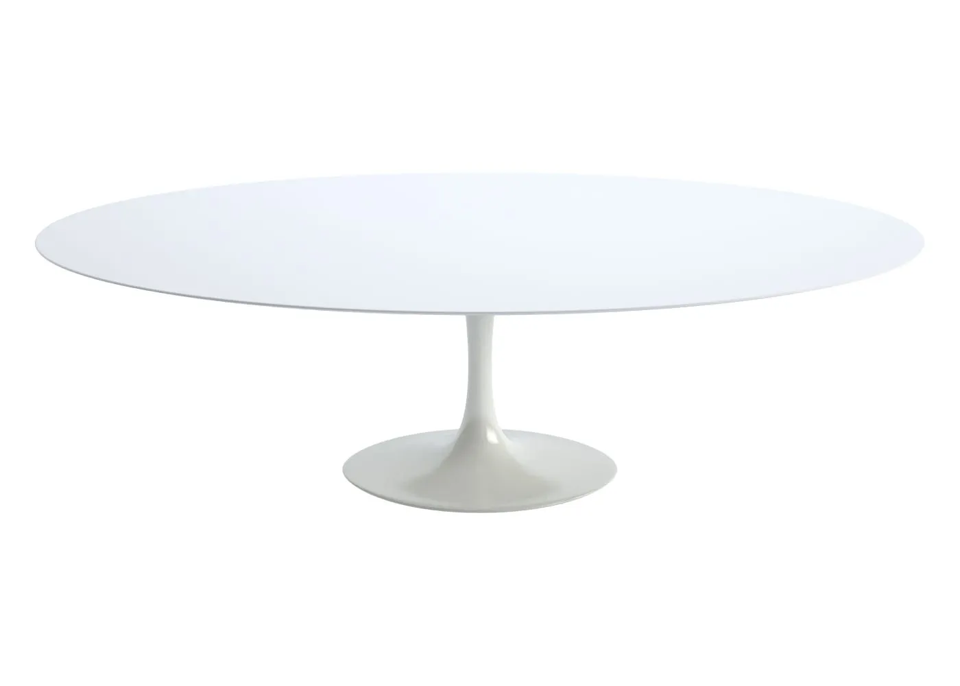 Knoll Saarinen Dining Table with White Base in White Laminate 244cm 1
