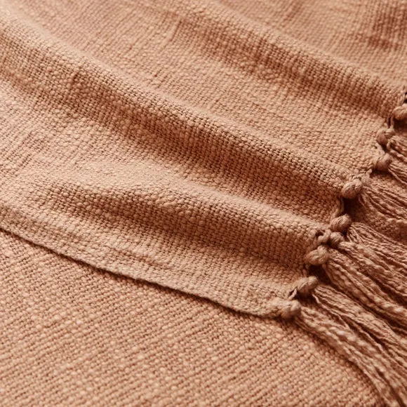 Westcott Slub Cotton Throw Blanket 2
