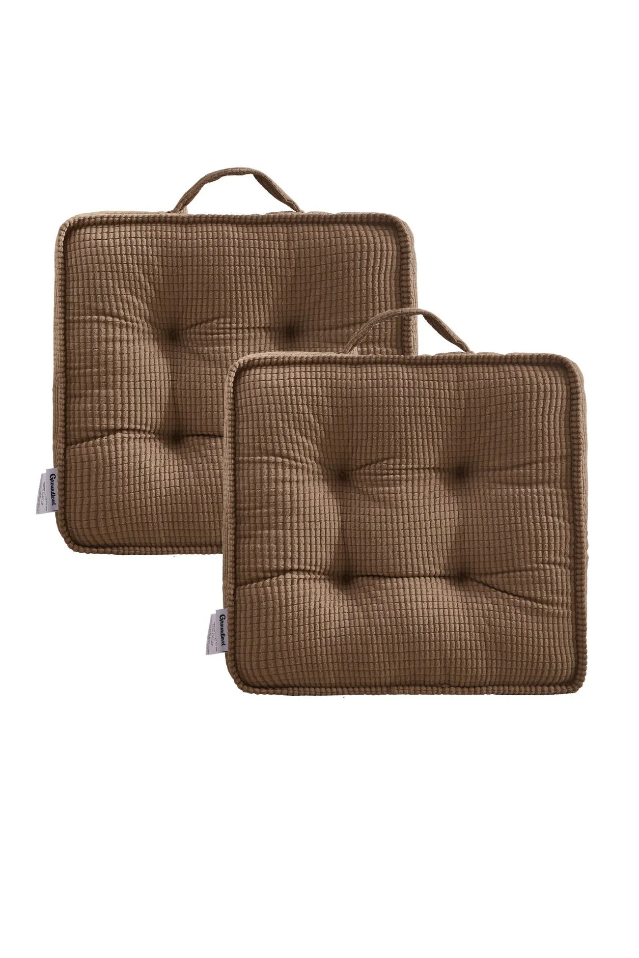 Ezysleep Outdoor / Indoor Set of 2 Seat Cushions in Light Brown 1