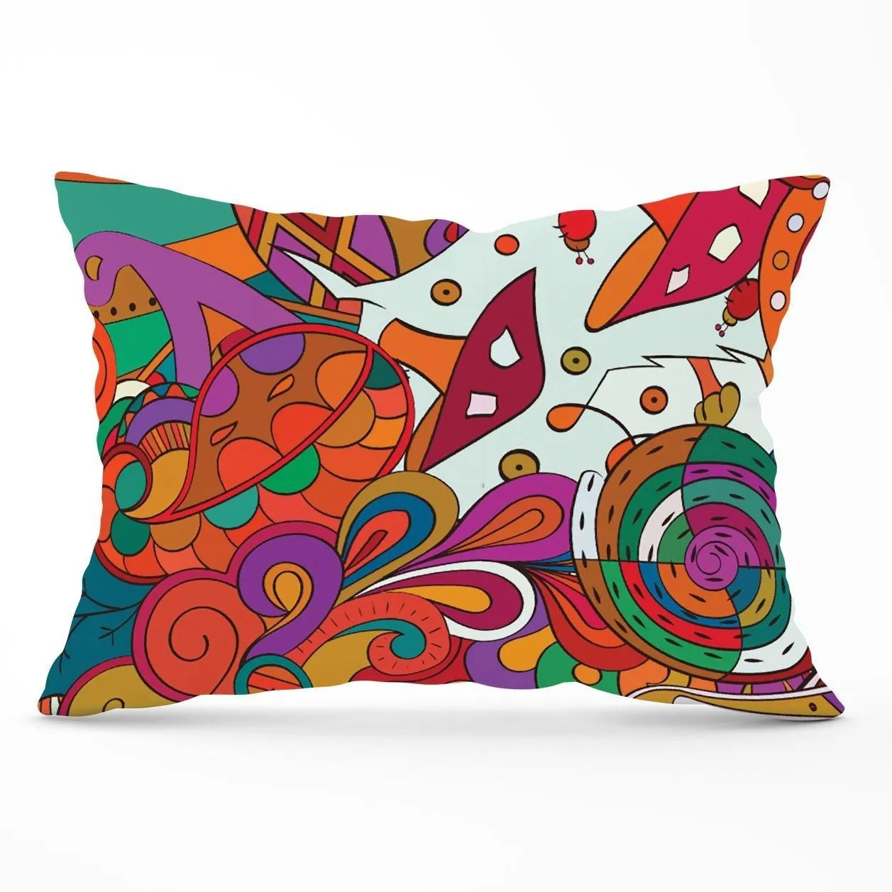 Warren Reed - Designer Mehndi Design Cushions in Red