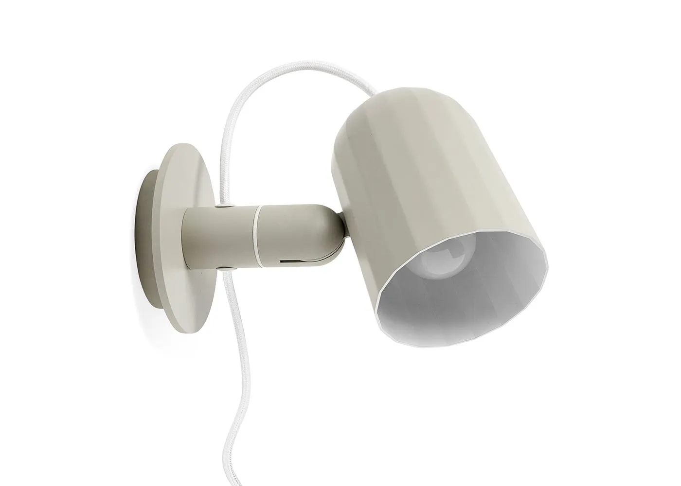 HAY Noc Wall Light with Cable Off White