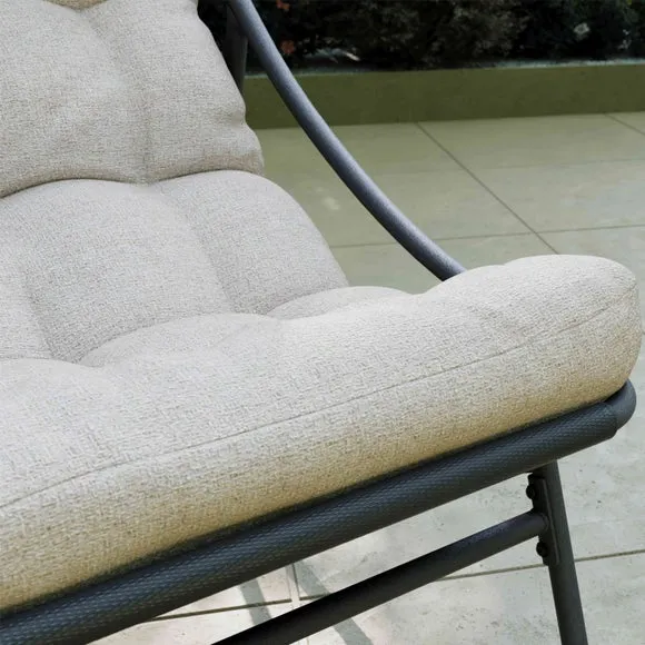 Porto Steel Rocking Chair with Cushions 3