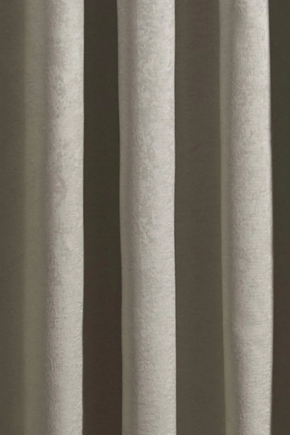 Fusion 'Strata' Dim out woven Eyelet Single Panel Door Curtain in Natural 4